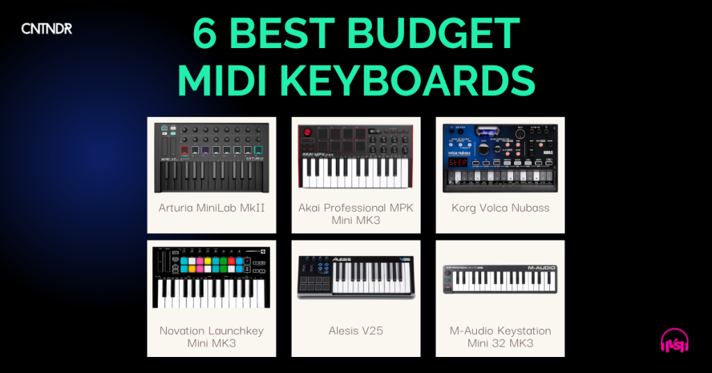 6 Best Budget Midi Keyboards CNTNDR